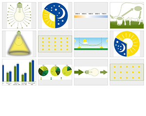 Vorschau Download Sammlung Grafiken für LED Stall Beleuchtung