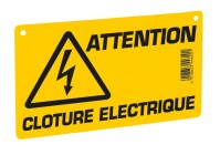 Warnschild Vorsicht Elektrozaun!