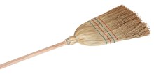 Rice straw broom